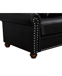 Streamdale Furniture Living Room Sofa with Storage Sofa Sectional Faux Leather
