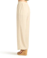 Bcx Women's Wide-Leg Mid-Rise Pull-On Pants