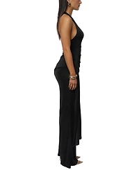 Jluxlabel Women's Terra cotta Rustic Charm Halter Jumpsuit