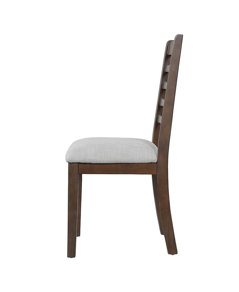Streamdale Furniture Farmhouse Upholstered Dining Chairs Set