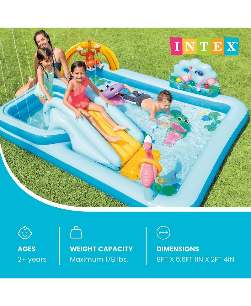 Gnuadz Jungle Adventure Inflatable Play Center Pool