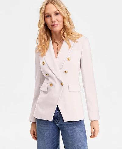 I.n.c. International Concepts Women's Double-Breasted Blazer