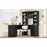 Streamdale Furniture L-Shaped Desk with Storage