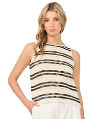 Vince Camuto Women's Striped Tank Top