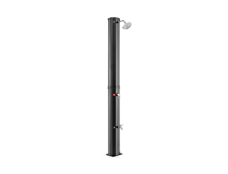 Lucky One 7.5 Feet Solar Heated Outdoor Shower with Shower Head, 15.9 Gallon Tank