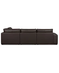 Paitlyn 4-Piece Leather Sectional