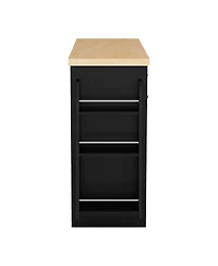 Streamdale Furniture Kitchen Island Sideboard with Trash and Spice Storage
