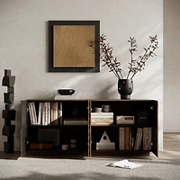 Streamdale Furniture 59 Buffet Cabinet with 4 Doors and Storage