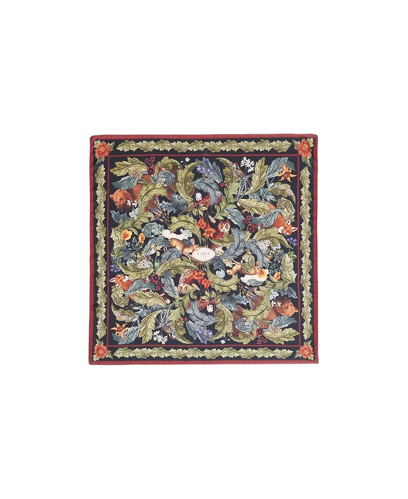 Fable England Women's Woodland Solstice Square Scarf