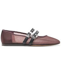 Dolce Vita Women's Baylee Grommet Double Strap Mary Jane Flats