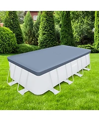Funsicle Durable Rectangular Pool Cover for Oasis and Activity Pools