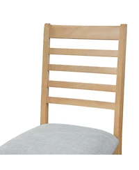 Streamdale Furniture Set of 2 Farmhouse Upholstered Dining Chairs