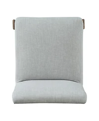 Streamdale Furniture Solid Wood Counter Stools, Linen Upholstered