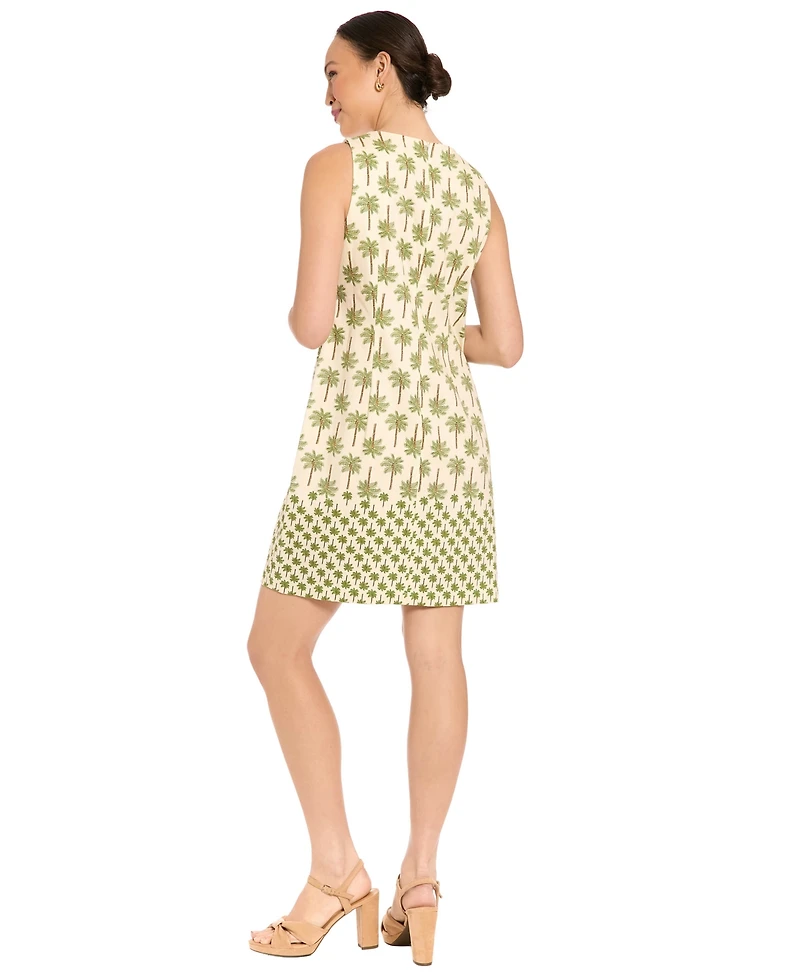 London Times Women's Boat Neck Dress