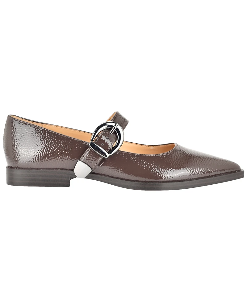 Nine West Women's Katrel Mary Jane Pointy Toe Flats