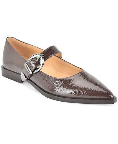 Nine West Women's Katrel Mary Jane Pointy Toe Flats