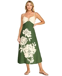 Trixxi Juniors' Sleeveless Fit & Flare Midi Dress