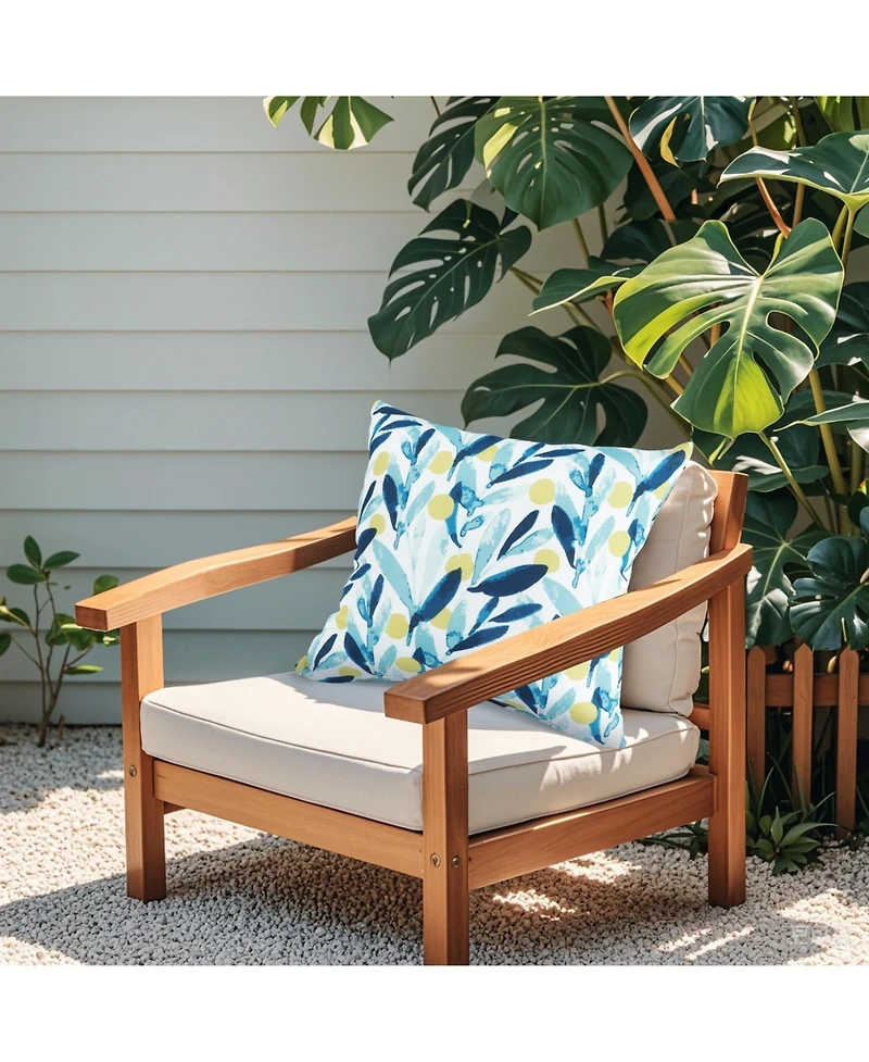 Mondawe 2-Piece Outdoor Pillow Set with Inserts, 18 x