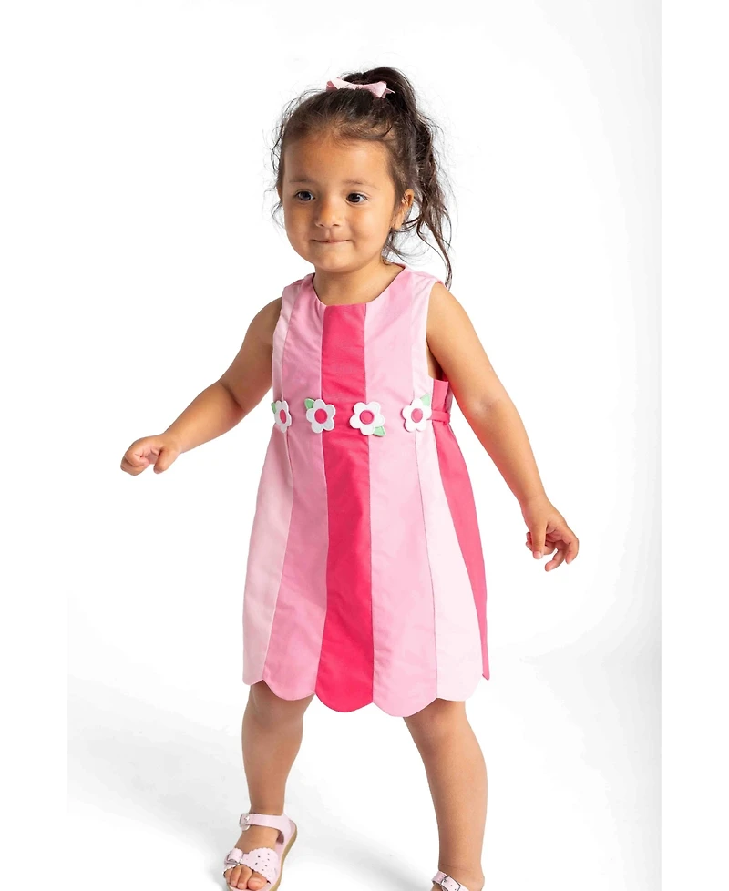 Florence Eiseman Toddler Girls Poplin Panel Dress