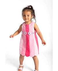 Florence Eiseman Toddler Girls Poplin Panel Dress