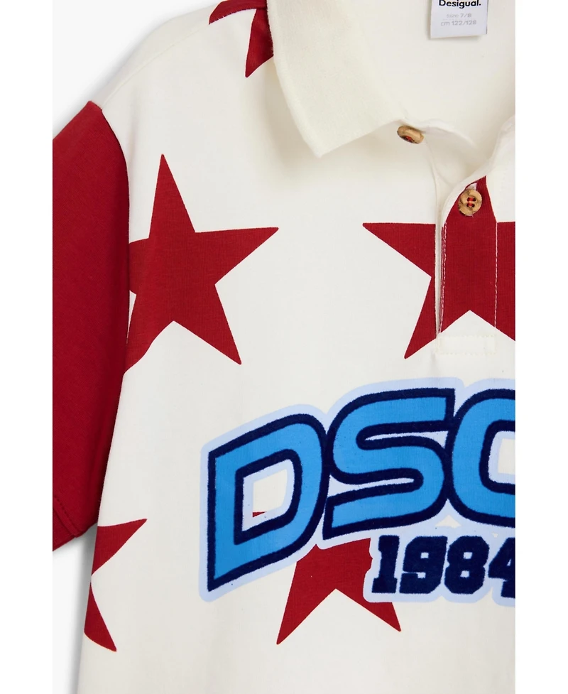 Desigual Boys Boys's Logo star polo