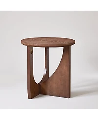Streamdale Furniture Solid Wood Side Table, Rustic Accent Table
