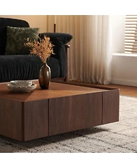 Streamdale Furniture Square Coffee Table for Living Room/Office