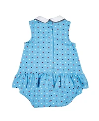 Florence Eiseman Toddler Girls Printed Knit Dress With Flowers