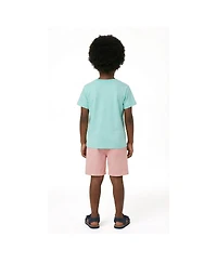 Andy & Evan Toddler Boys Toddler/Child Aqua Easter Dinosaur Graphic Tee