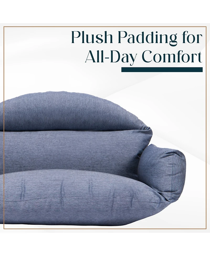LeisureMod 2-Person Polyester Cushions for Swing Chairs and Hammocks