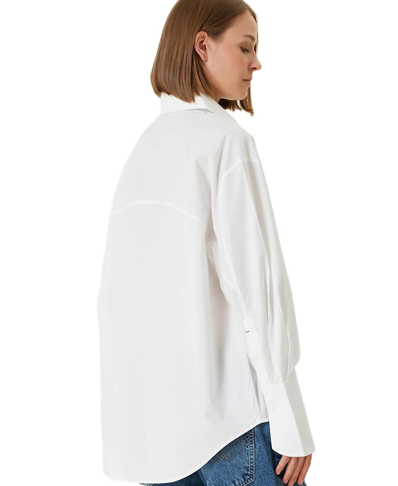 Pcfg Women's Cotton Oversized Shirt