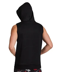 Reebok Men's Basketball Sleeveless Jock Tag Hooded Sweatshirt