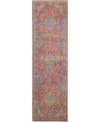 Nourison Home Ankara Global ANR01 Multi 2'4" x 8' Runner Rug