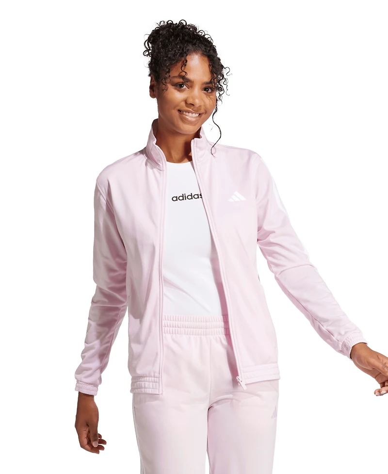adidas Women's Tricot 3-Stripes Track Jacket
