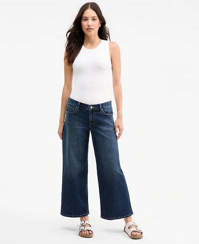 Lucky Brand Women's Sweet Mid-Rise Wide-Leg Ankle Jeans