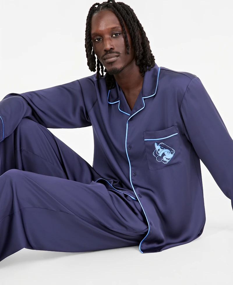 Disney | Macy's Men's Sorcerer's Apprentice Mickey Satin Pajama Set, Exclusive