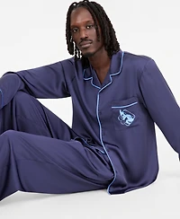 Disney | Macy's Men's Sorcerer's Apprentice Mickey Satin Pajama Set, Exclusive