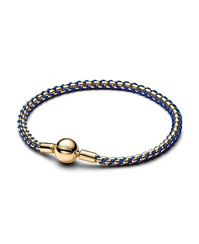 Pandora Blue Cord Box Chain Bracelet