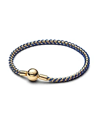 Pandora Blue Cord Box Chain Bracelet