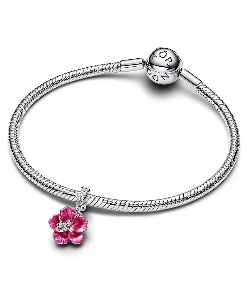 Pandora Hibiscus Dangle Charm