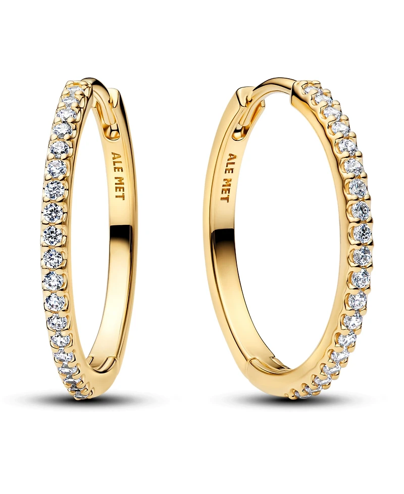 Pandora Sparkling Hoop Earrings