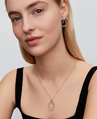 Pandora Two-Tone Double Pendant Necklace