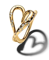 Pandora Stone-Set Heart Ring