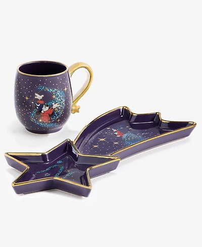 Disney | Macy's Sorcerer's Apprentice Mickey Mug & Tray Set, Macy's Exclusive