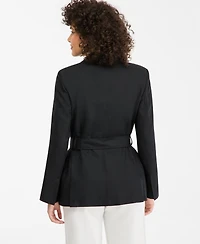 I.n.c. International Concepts Women's Belted Blazer, Macy's Exclusive