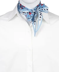Bespoke Fashion Women's Maritime Floral Diamond Scarf