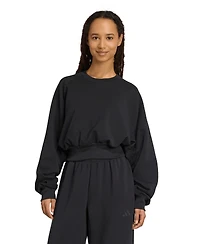 adidas Women's Soft Lux Relaxed Crewneck Sweatshirt
