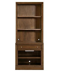 Amren 31" Wood Open Base With Drawer And Hutch