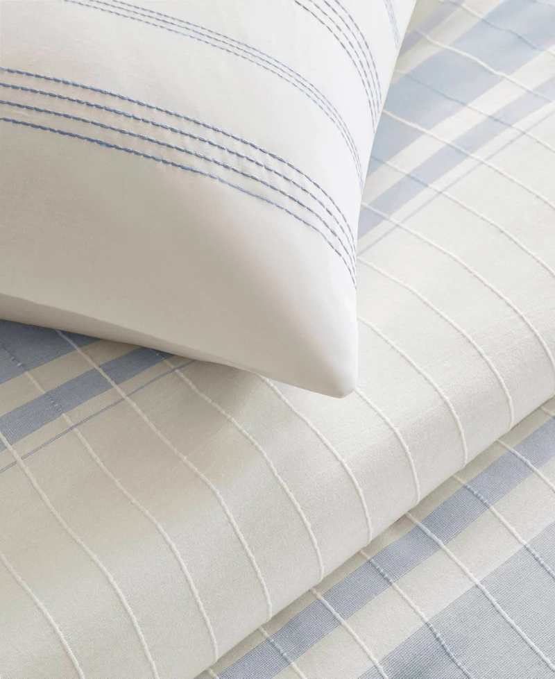 Harbor House Morgan Jacquard Cotton 5-Pc. Duvet Cover Set, Full/Queen