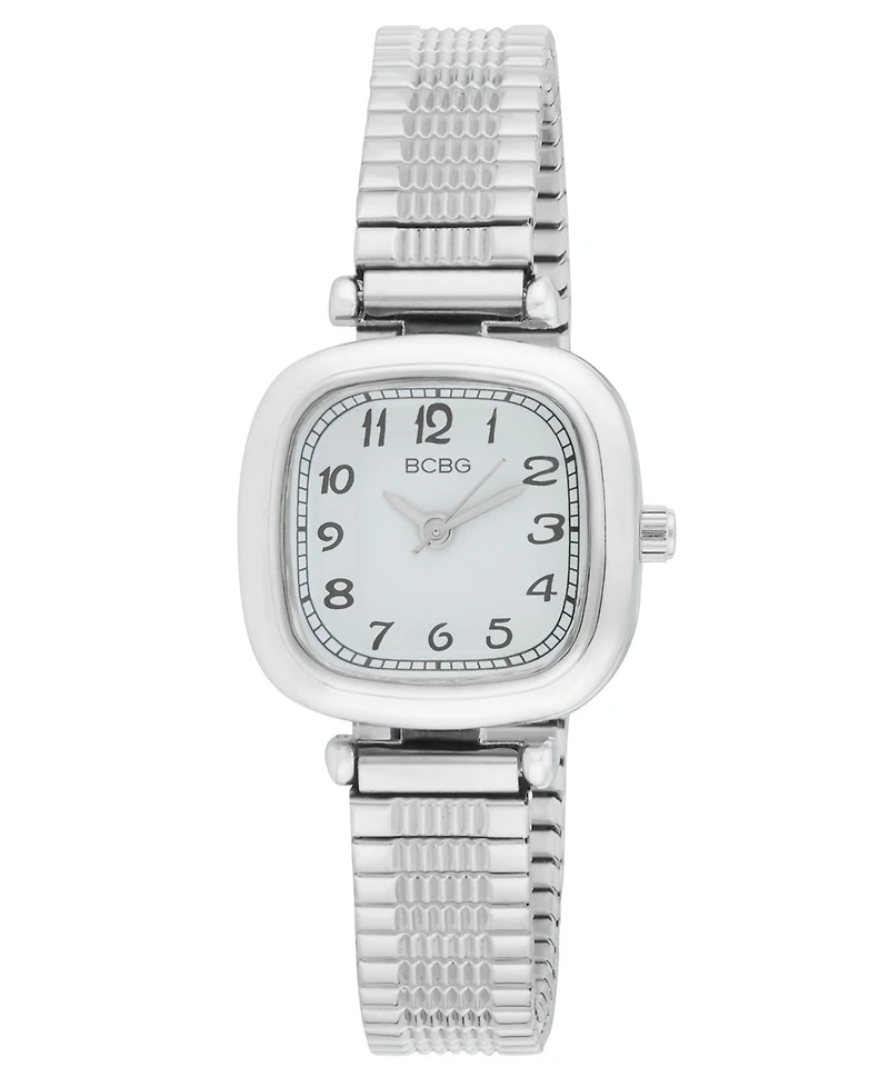 Bcbg Women's Quartz Round Silver Stainless Steel Watch 27mm